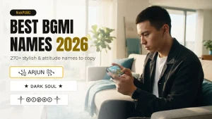 Best BGMI Names (2026): 270+ Stylish & Attitude Names to Copy
