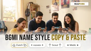 BGMI Name Style & Name Generator: Stylish Names to Copy